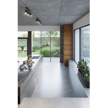 Seinävalaisin MERIDA 1xGU10/40W/230V musta