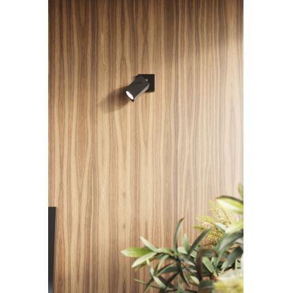 Seinävalaisin MERIDA 1xGU10/40W/230V musta