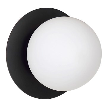 Seinävalaisin MINERVA 1xE14/10W/230V musta