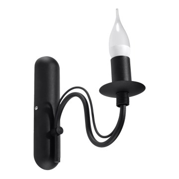 Seinävalaisin MINERWA 1xE14/40W/230V musta