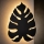 Seinävalaisin MONSTERA 3xG9/6W/230V musta