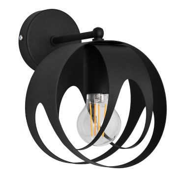 Seinävalaisin MOONLIGHT 1xE27/15W/230V musta