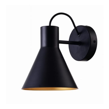 Seinävalaisin MORE 1xE27/40W/230V musta