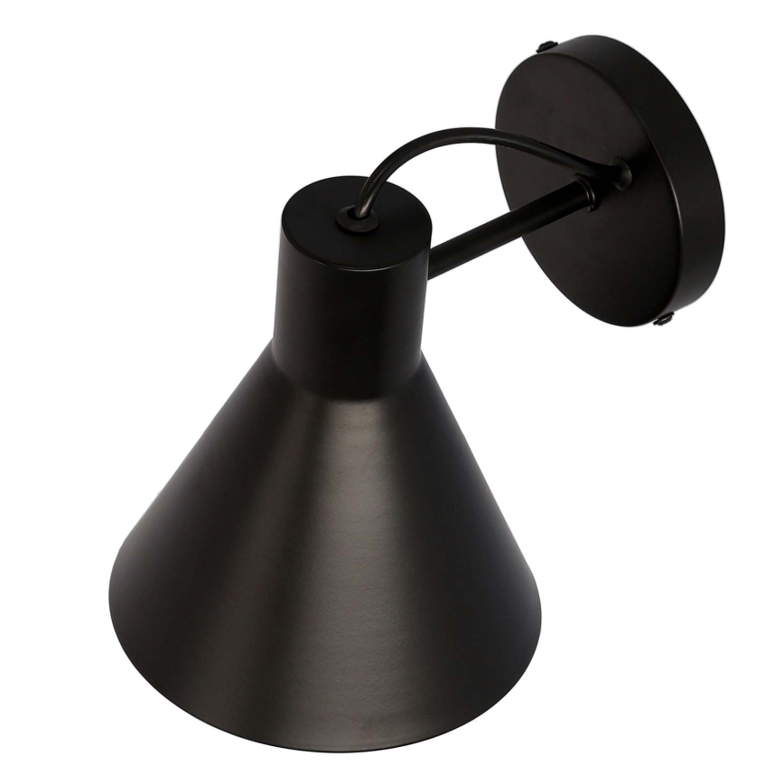 Seinävalaisin MORE 1xE27/40W/230V musta