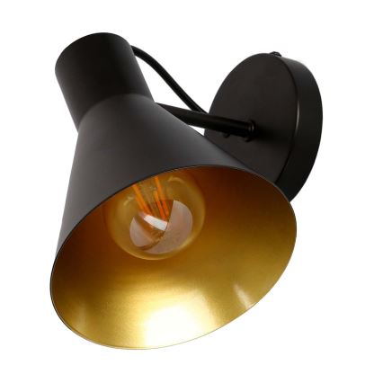 Seinävalaisin MORE 1xE27/40W/230V musta