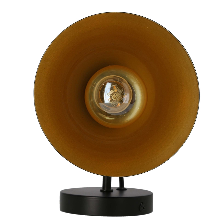 Seinävalaisin MORE 1xE27/40W/230V musta