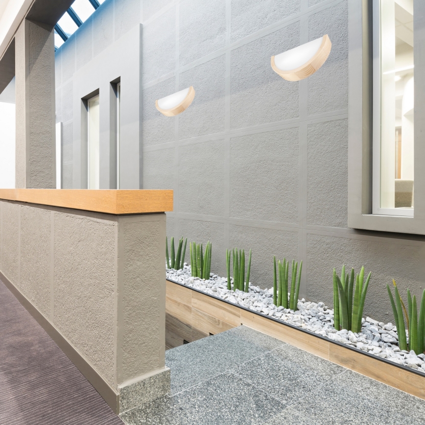 Seinävalaisin NATURAL 1xE27/60W/230V mänty