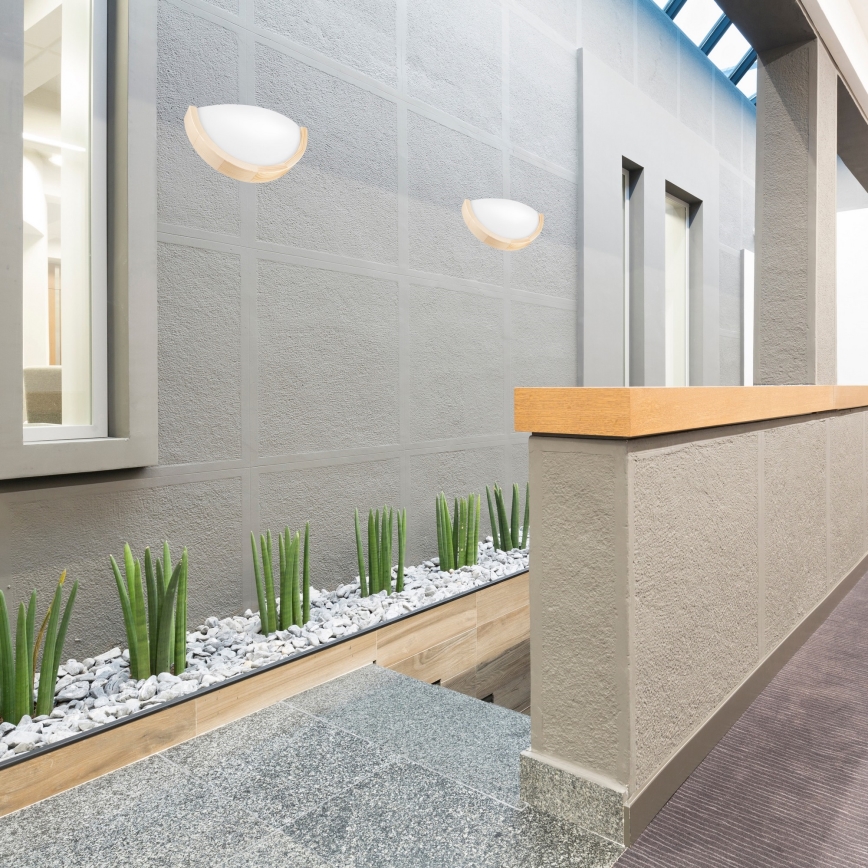 Seinävalaisin NATURAL SLIM 1xE27/60W/230V mänty