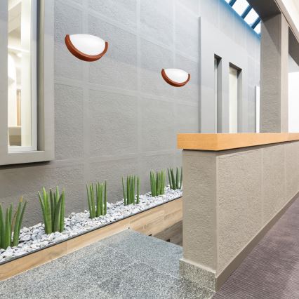 Seinävalaisin NATURAL SLIM 1xE27/60W/230V mänty/ruskea