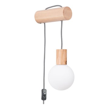 Seinävalaisin NIBMI 1xG9/8W/230V pyökki