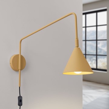 Seinävalaisin NOX 1xE14/10W/230V kulta