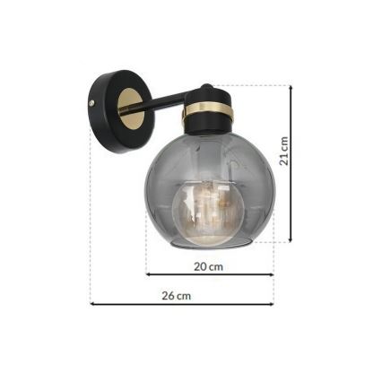 Seinävalaisin OMEGA 1xE27/60W/230V