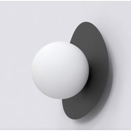 Seinävalaisin OVO 1xG9/8W/230V musta