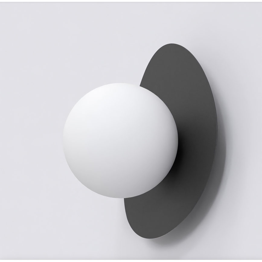 Seinävalaisin OVO 1xG9/8W/230V musta