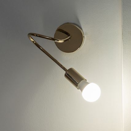 Seinävalaisin OXFORD 1xE27/15W/230V kultainen