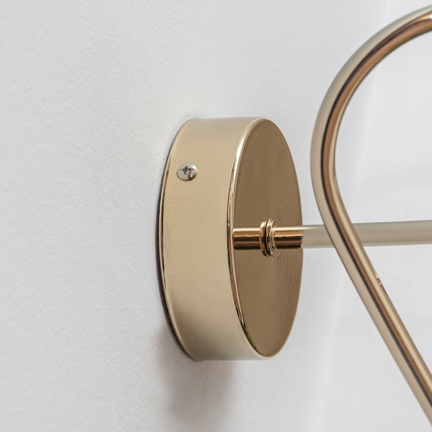 Seinävalaisin OXFORD 1xE27/15W/230V kultainen