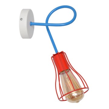 Seinävalaisin OXFORD 1xE27/15W/230V punainen