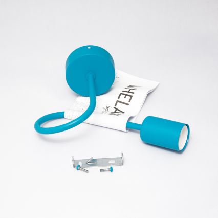 Seinävalaisin OXFORD 1xE27/15W/230V sininen