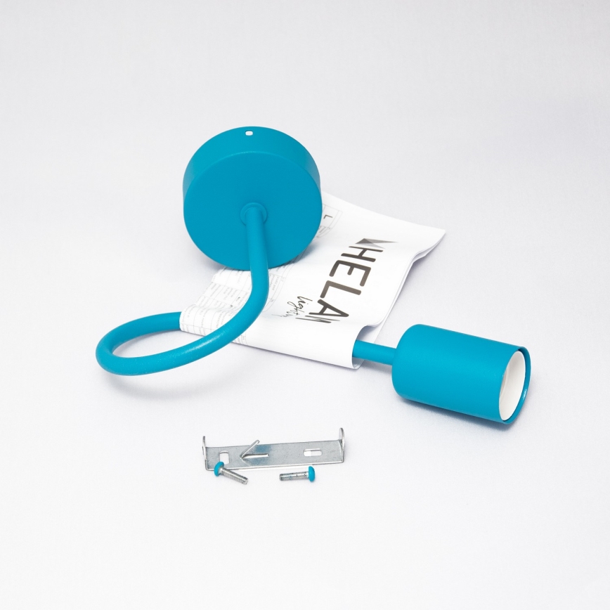 Seinävalaisin OXFORD 1xE27/15W/230V sininen