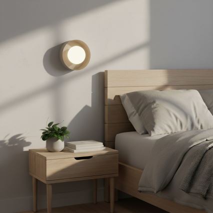 Seinävalaisin OZZY 1xG9/8W/230V beige