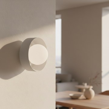 Seinävalaisin OZZY 1xG9/8W/230V valkoinen