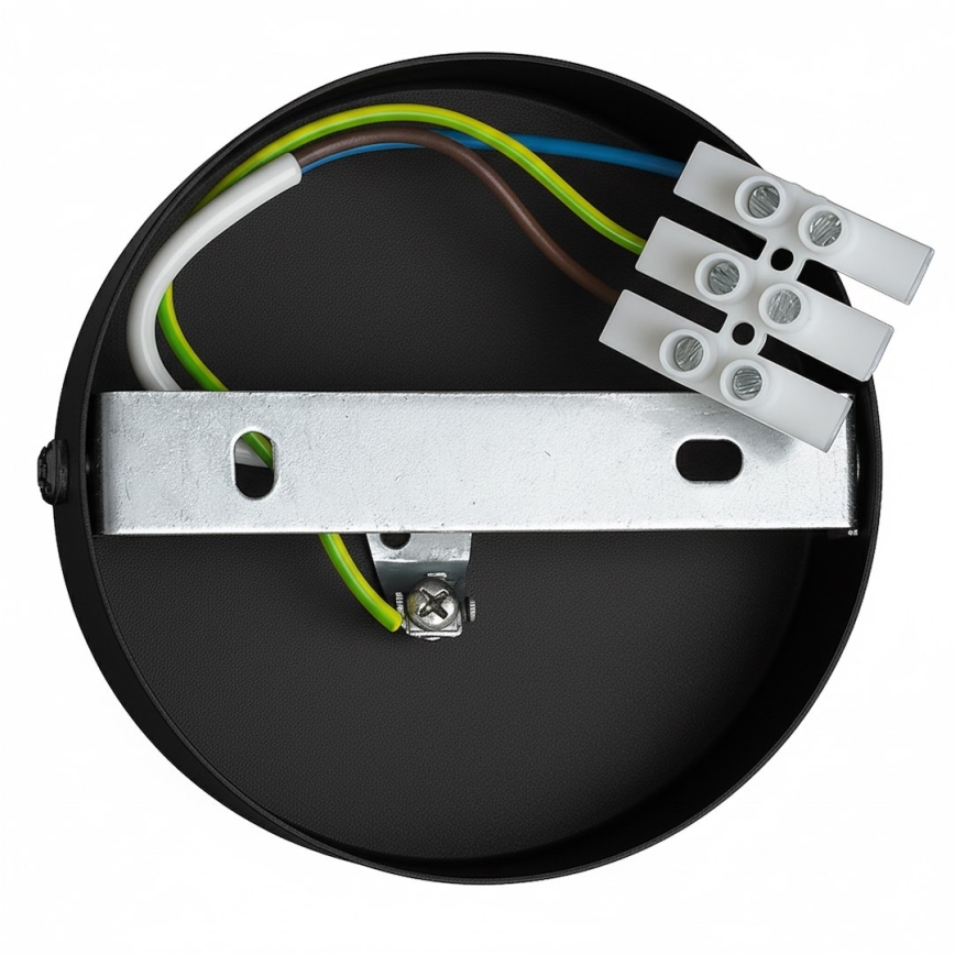 Seinävalaisin PAFOS 1xE27/15W/230V musta