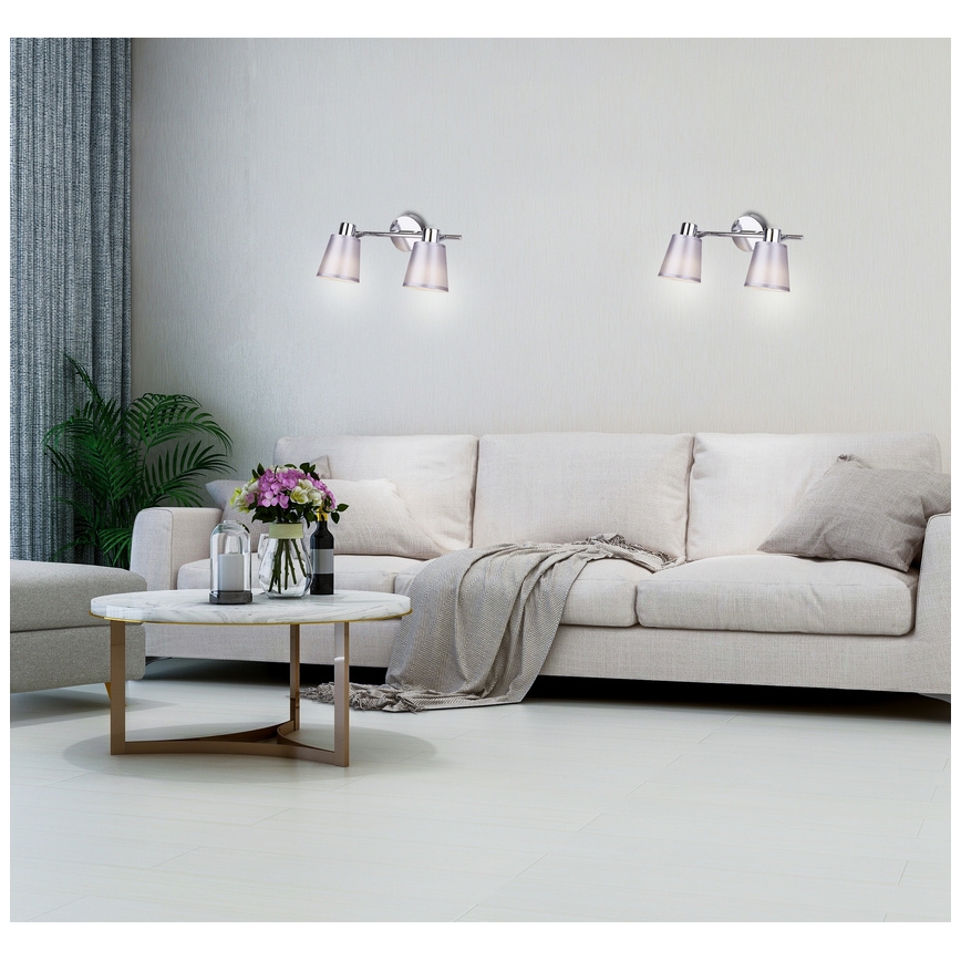 Seinävalaisin PIN 2xE14/40W/230V