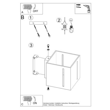 Seinävalaisin PIXAR 1xG9/40W/230V