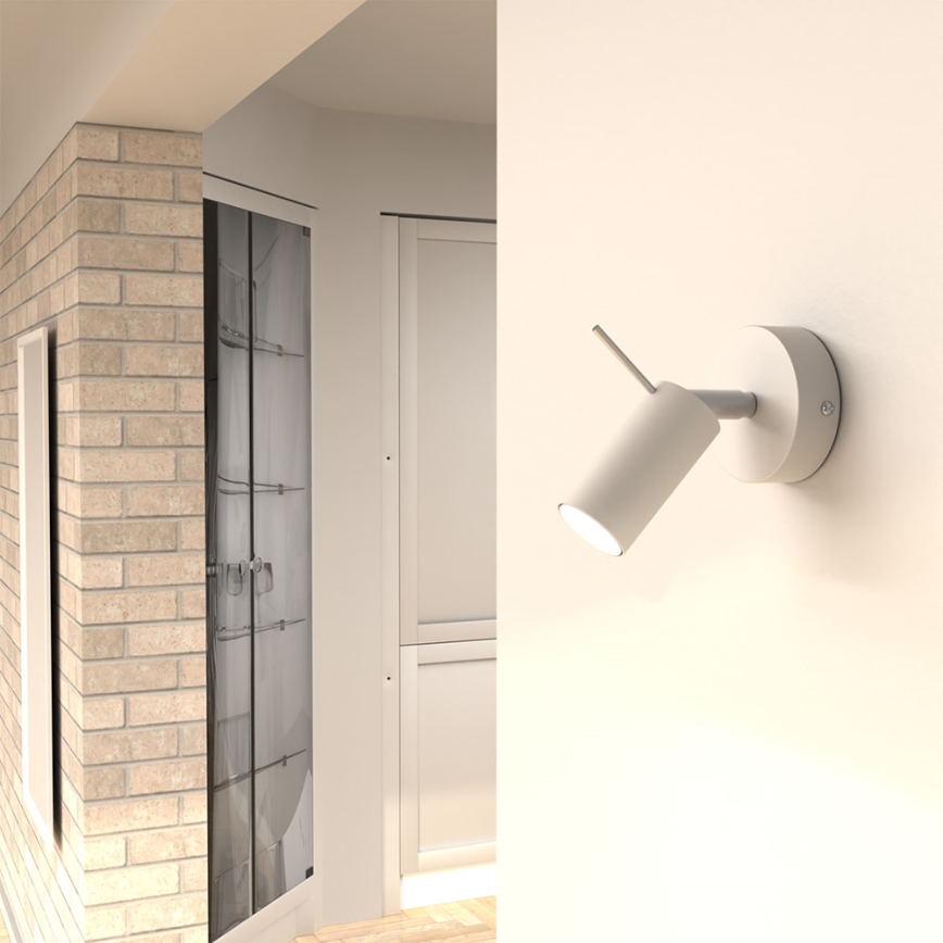 Seinävalaisin PRESTON 1xGU10/MR11/40W/230V valkoinen