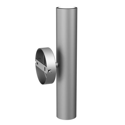 Seinävalaisin RAITO 2xGU10/8W/230V hopea