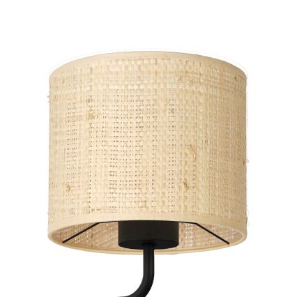 Seinävalaisin RATTAN 1xE27/60W+1xG9/8W/230V rottinki