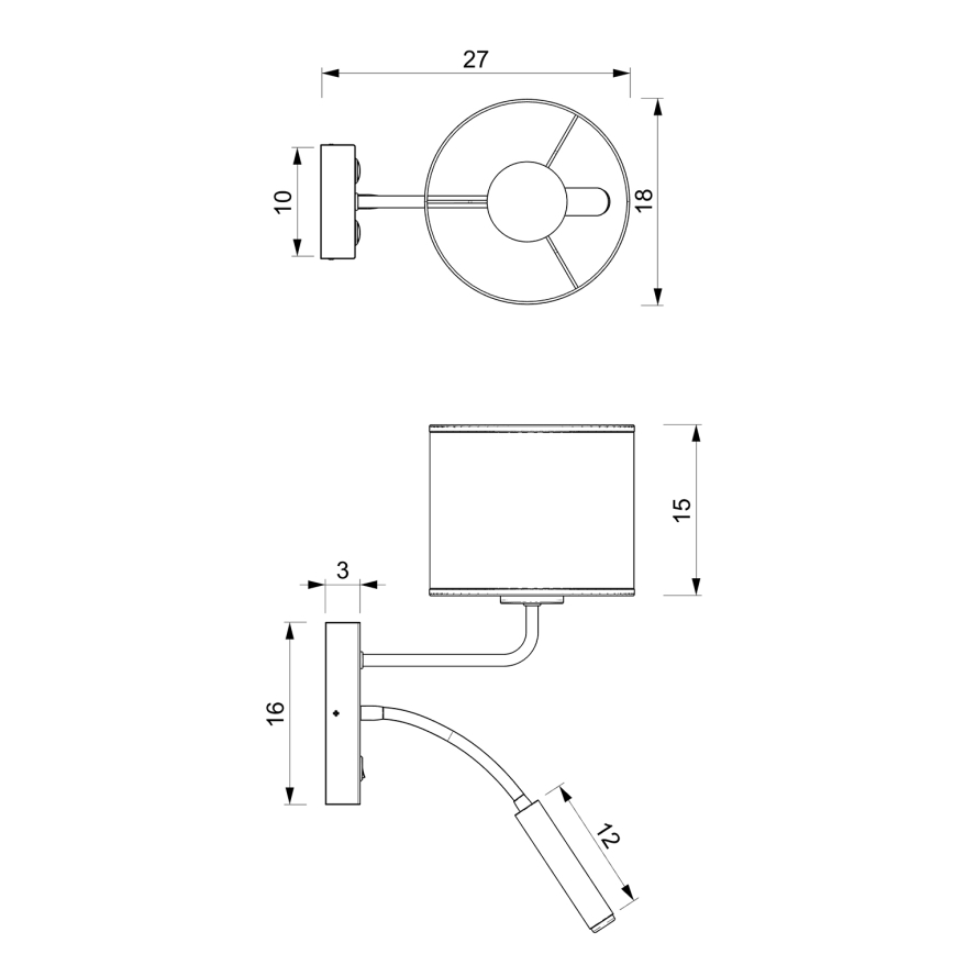 Seinävalaisin RATTAN 1xE27/60W+1xG9/8W/230V rottinki