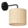 Seinävalaisin RATTAN 1xE27/60W/230V rottinki