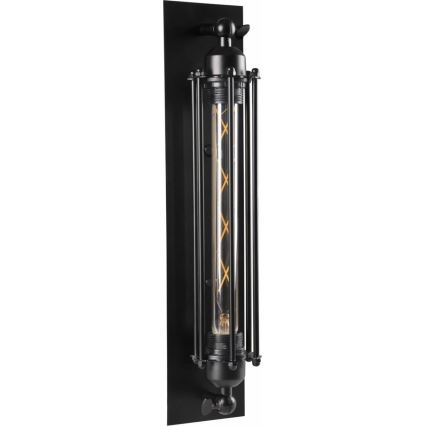 Seinävalaisin RETRO 1xE27/20W/230V musta