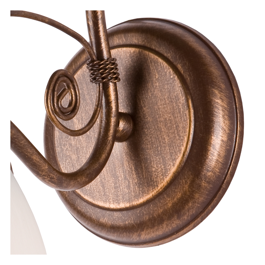 Seinävalaisin RETRO II 1xE27/60W/230V pronssi patina