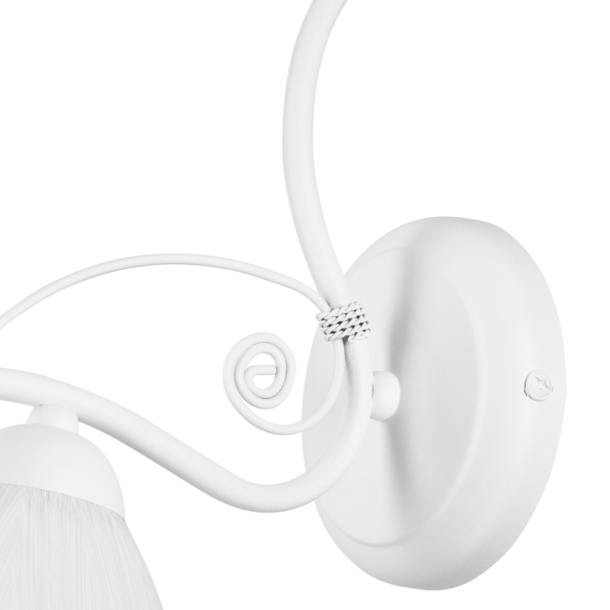 Seinävalaisin RETRO II 1xE27/60W/230V valkoinen