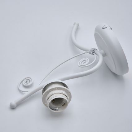 Seinävalaisin RETRO II 1xE27/60W/230V valkoinen