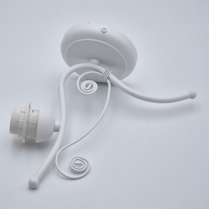 Seinävalaisin RETRO II 1xE27/60W/230V valkoinen