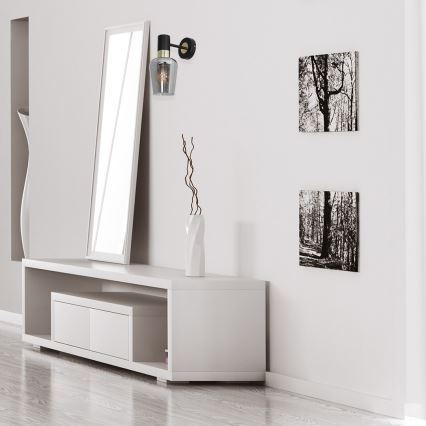 Seinävalaisin ROMA BLACK 1xE27/60W/230V