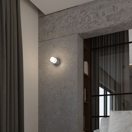 Seinävalaisin SALGADO 1xE27/60W/230V betoni