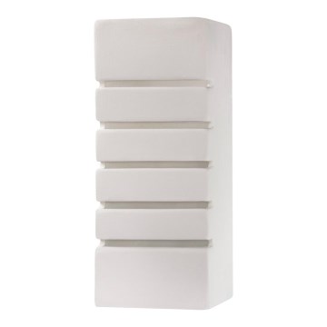 Seinävalaisin SAMIR 1xE27/60W/230V valkoinen