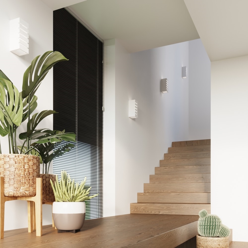 Seinävalaisin SAMIR 1xE27/60W/230V valkoinen