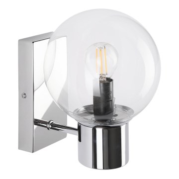 Seinävalaisin SFERIO 1xE14/5W/230V kiiltävä kromi/kirkas