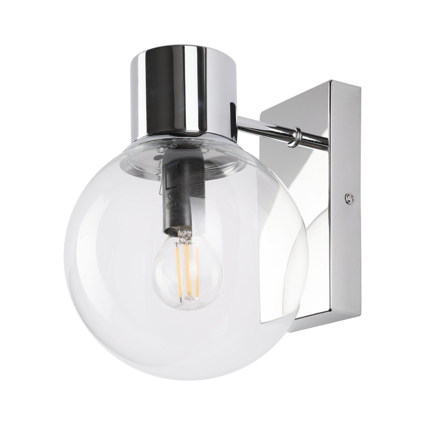 Seinävalaisin SFERIO 1xE14/5W/230V kiiltävä kromi/kirkas