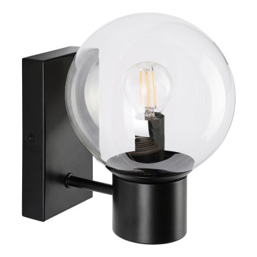 Seinävalaisin SFERIO 1xE14/5W/230V musta/kirkas