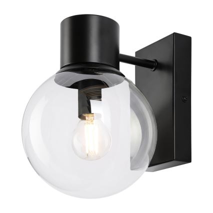 Seinävalaisin SFERIO 1xE14/5W/230V musta/kirkas