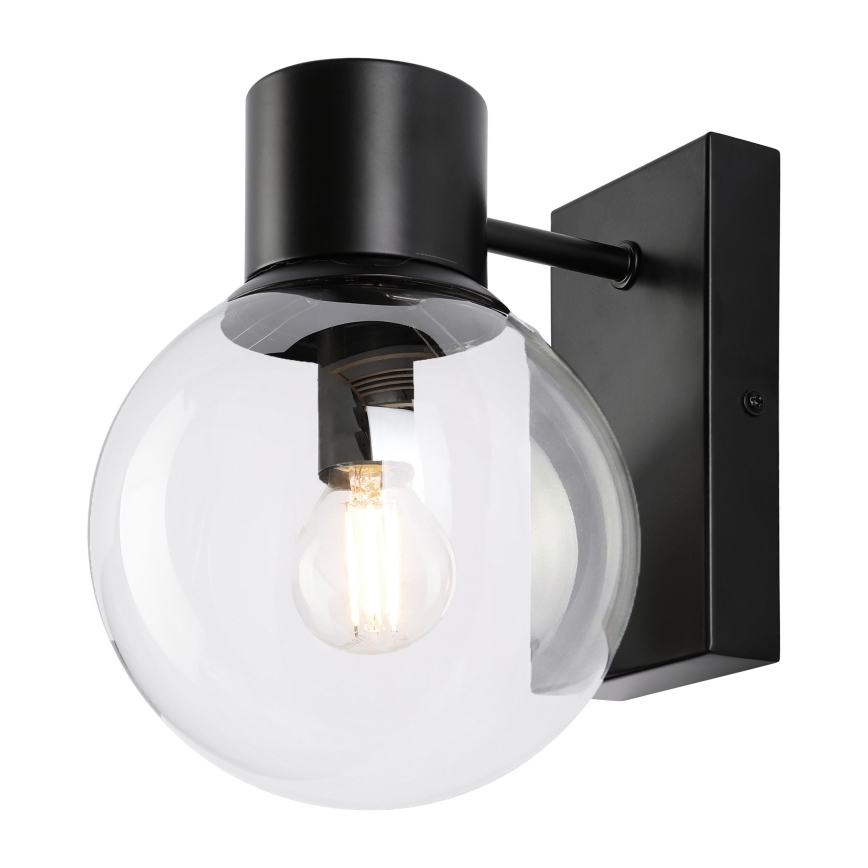 Seinävalaisin SFERIO 1xE14/5W/230V musta/kirkas