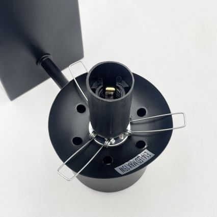 Seinävalaisin SFERIO 1xE14/5W/230V musta/kirkas