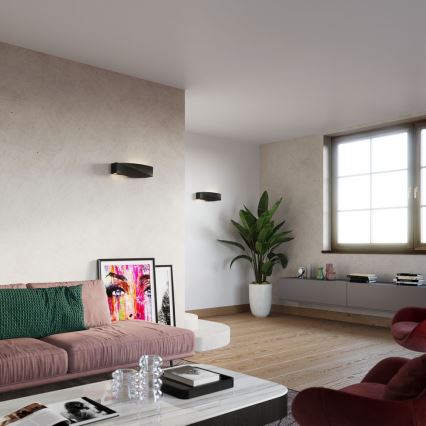 Seinävalaisin SIGMA 1xE27/60W/230V musta