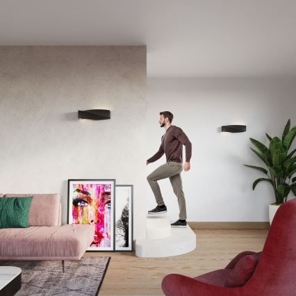 Seinävalaisin SIGMA 1xE27/60W/230V musta